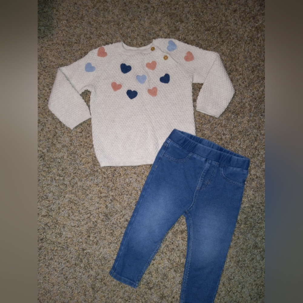 H&M Baby Girl Fall Outfit